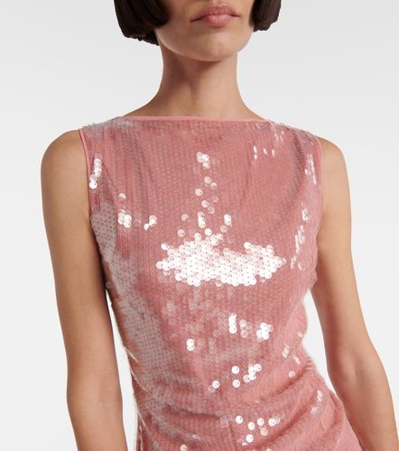 Staud Robe Eton à paillettes - Staud - Modalova