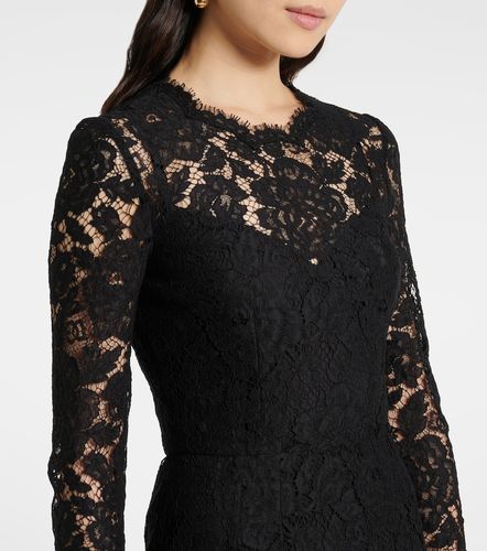 Robe midi DG en dentelle - Dolce&Gabbana - Modalova
