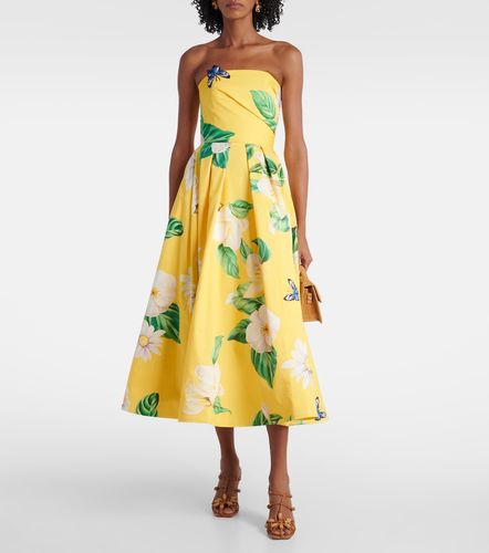 Robe bustier Lynn en coton à fleurs - Leo Lin - Modalova