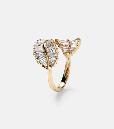 Bague Palm Leaf en or 18 ct et diamants - Anita Ko - Modalova