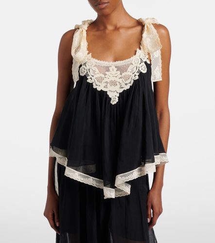 Top Roselight en coton et soie à finitions en dentelle - Zimmermann - Modalova