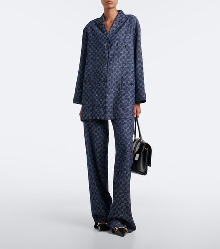 Gucci Jean wide en jacquard GG - Gucci - Modalova