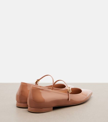 Ballerines Mary Janes en cuir verni - Gianvito Rossi - Modalova