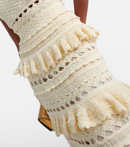 Jupe midi Waverly en crochet à volants - Zimmermann - Modalova