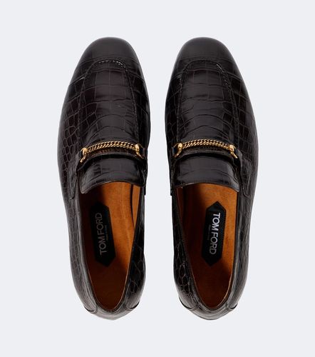 Tom Ford Mocassins en cuir embossé - Tom Ford - Modalova