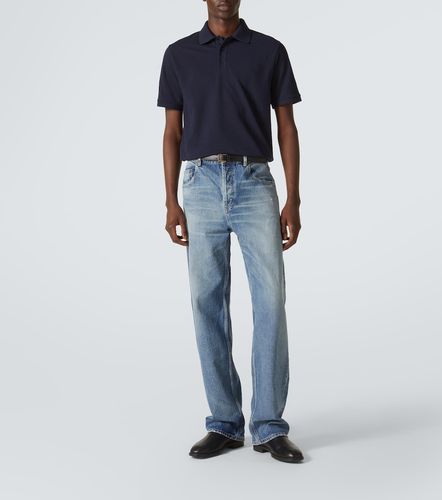 Polo en coton mélangé - Saint Laurent - Modalova