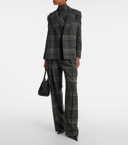 Pantalon ample Jody en laine à carreaux - Ralph Lauren Collection - Modalova