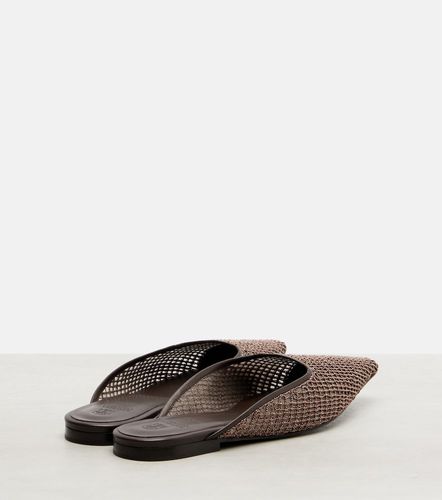 Mules Monili en cuir - Brunello Cucinelli - Modalova