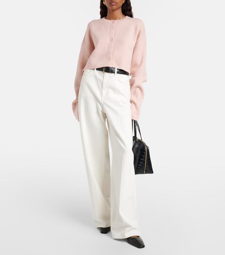 Cardigan court en laine mélangée - Toteme - Modalova