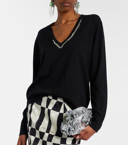 Pull en laine à ornements - Dries Van Noten - Modalova
