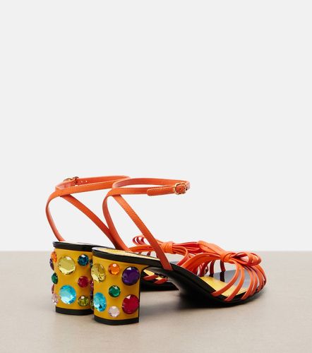 Sandales Keira en cuir à ornements - Dolce&Gabbana - Modalova