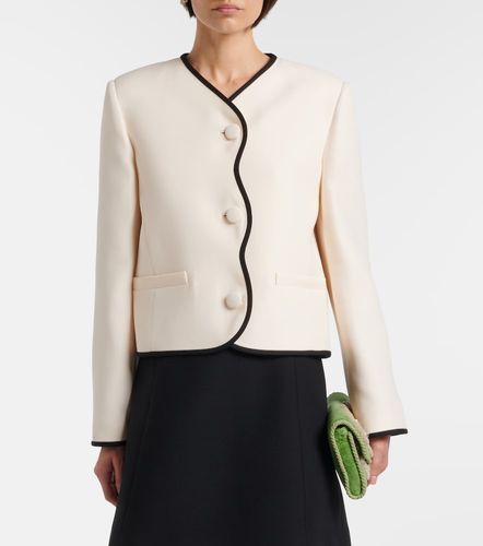 Veste festonnée en Crêpe Couture - Valentino - Modalova