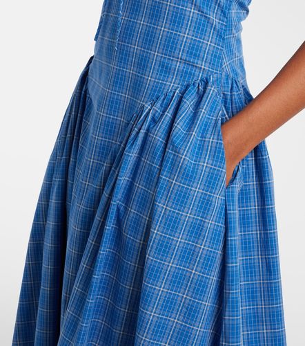 Robe midi Del Ros en coton à carreaux - Faithfull - Modalova