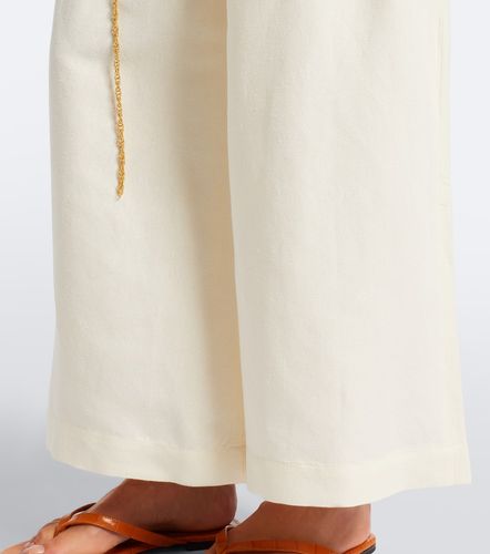 Pantalon ample en soie et lin - Xu Zhi - Modalova