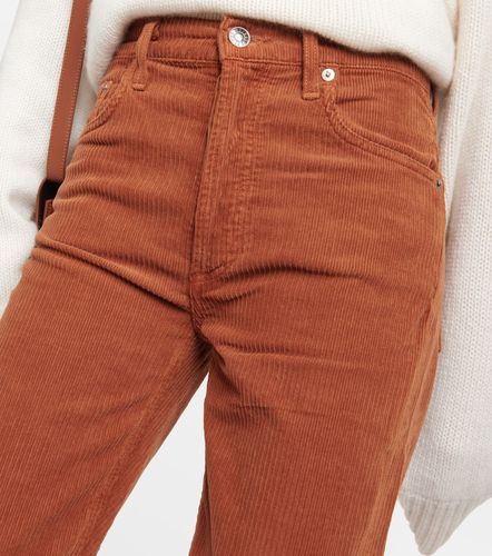 Pantalon droit Riley Long en velours côtelé - Agolde - Modalova