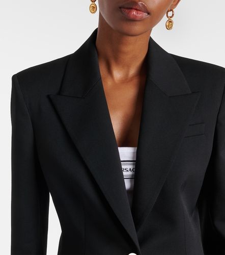 Versace Blazer en laine mélangée - Versace - Modalova