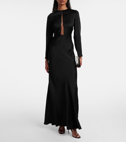 Max Mara Robe longue Bird en satin - Max Mara - Modalova
