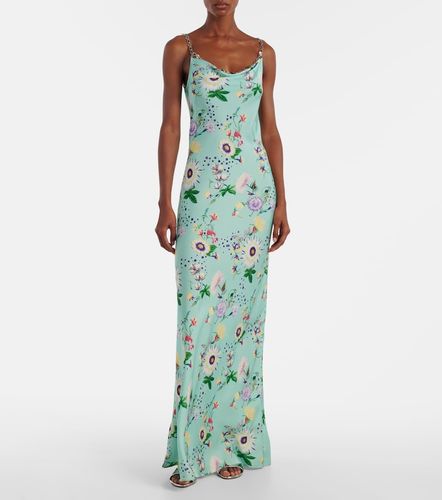 Rabanne Robe longue à fleurs - Rabanne - Modalova