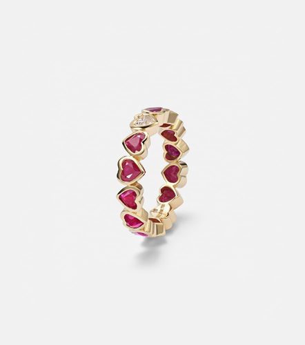 Bague en or 18 ct, rubis et diamants - Shay Jewelry - Modalova