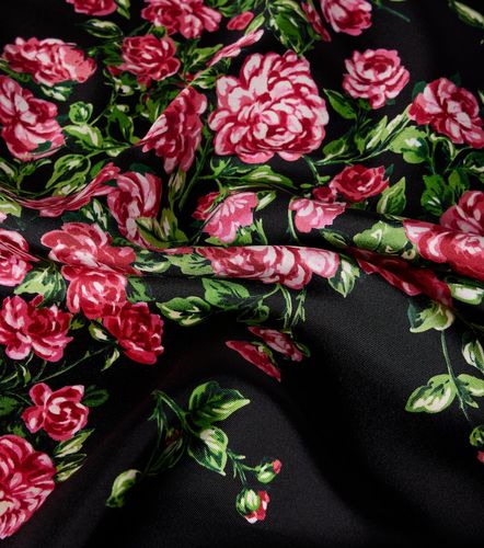Foulard en soie à fleurs - Dolce&Gabbana - Modalova