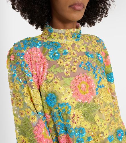 Cafetan Graham asymétrique à sequins - Taller Marmo - Modalova
