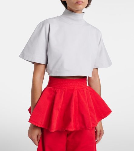Alaïa T-shirt court en coton - Alaia - Modalova