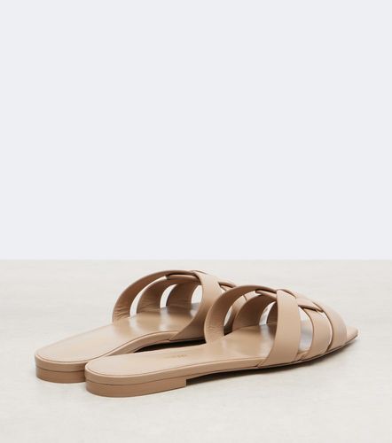 Mules Tribute Nu Pieds 05 en cuir - Saint Laurent - Modalova