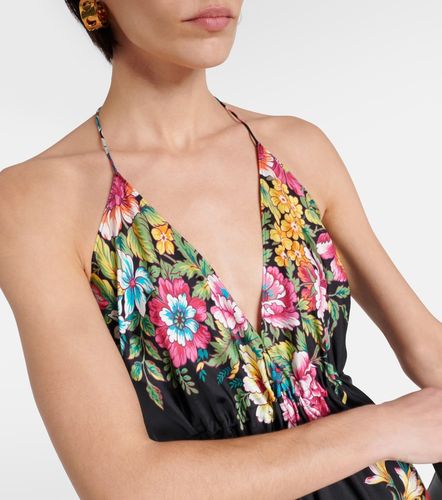 Robe en soie à imprimé floral - Etro - Modalova
