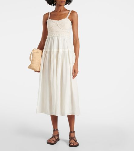 Robe midi Gisela en ramie - Ulla Johnson - Modalova