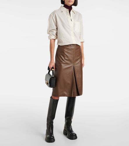 Tod's Jupe crayon en cuir - Tod's - Modalova