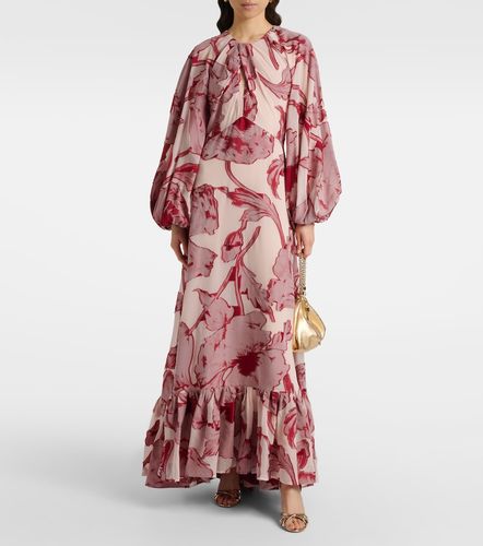 Robe longue Eve-Ning en soie mélangée - La DoubleJ - Modalova