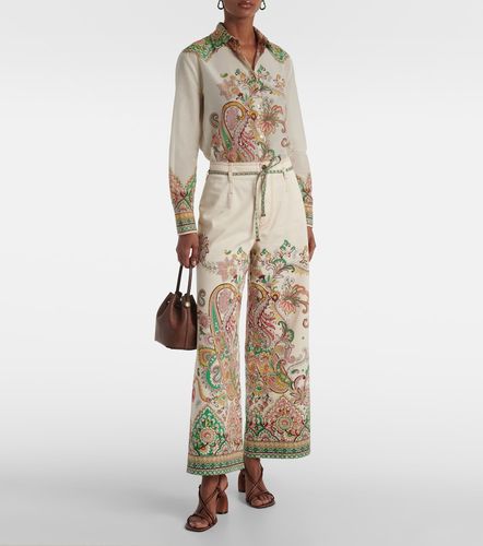 Chemise imprimée en coton et soie - Etro - Modalova
