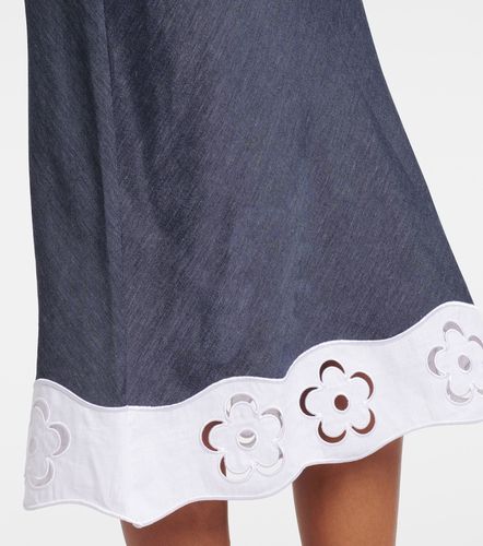Robe midi Paolo en lin mélangé - Staud - Modalova