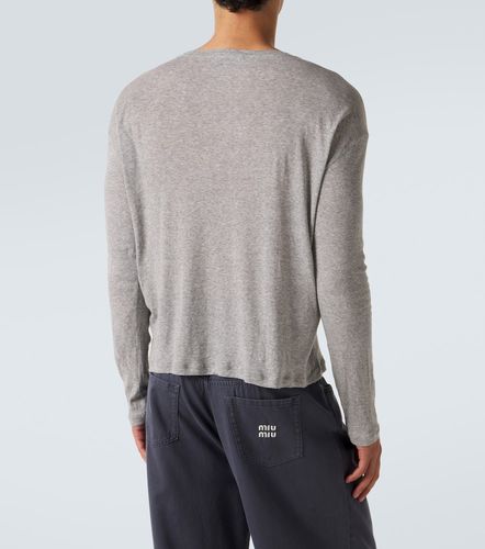 Miu Miu T-shirt en coton à logo - Miu Miu - Modalova