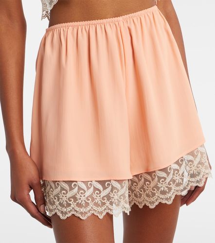 Short en satin et dentelle - Simone Rocha - Modalova