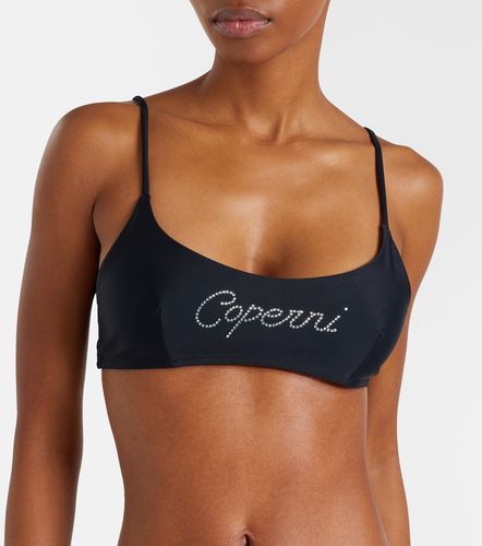Haut de bikini à cristaux et logo - Coperni - Modalova