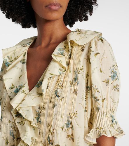 Dôen Blouse Henri en voile de coton à fleurs - Doen - Modalova