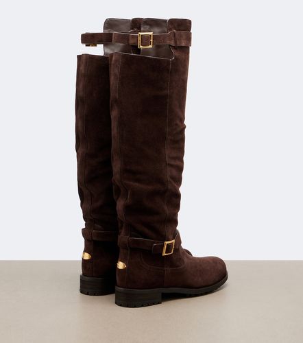 Jimmy Choo Cuissardes biker en daim - Jimmy Choo - Modalova