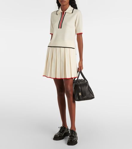 Mini-jupe en laine mélangée - Thom Browne - Modalova
