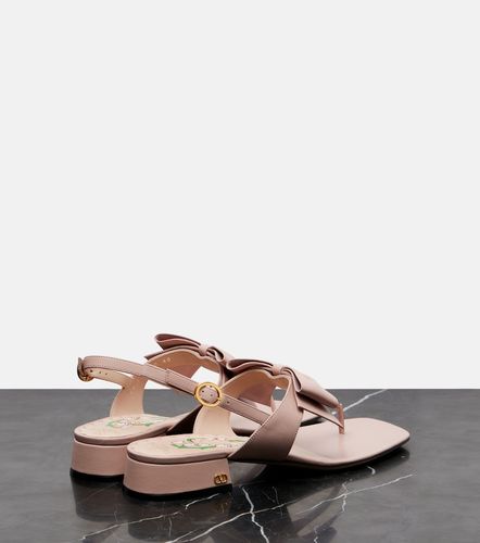 Sandales Bowow 25 en cuir - Valentino Garavani - Modalova