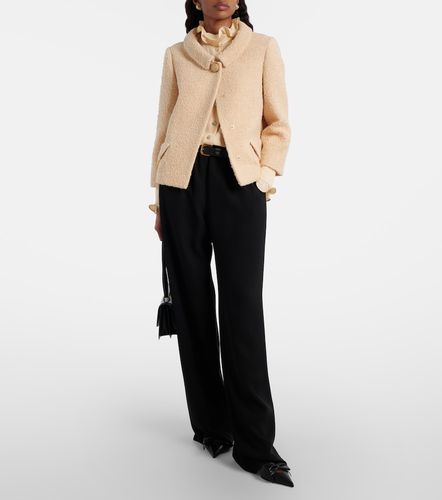 Veste en tweed en laine mélangée à ornements - Valentino - Modalova