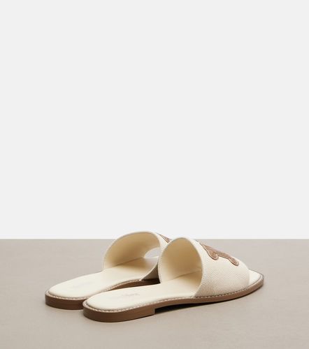 Mules Caucaso en toile et cuir - Max Mara - Modalova