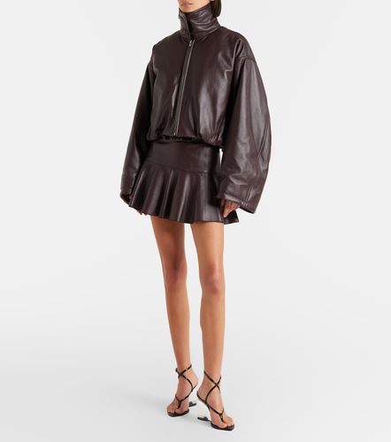 Alaïa Mini-jupe en cuir - Alaia - Modalova
