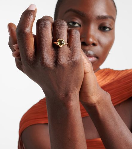 Bague Kensington en or 14 ct et péridot - Stone and Strand - Modalova