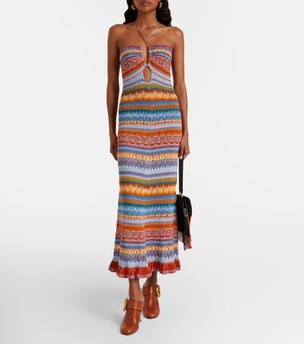 Robe rayée en crochet de coton - Etro - Modalova
