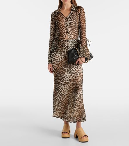 Ganni Chemise à motif léopard - Ganni - Modalova