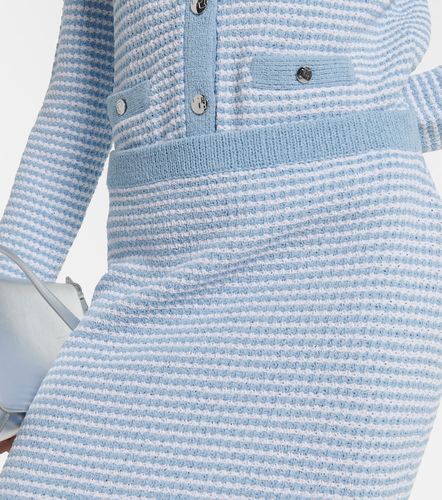 Jupe midi taille haute en coton mélangé - Tory Burch - Modalova