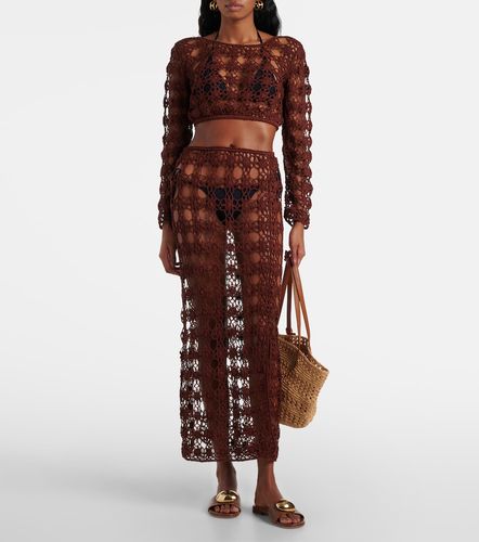 Top raccourci Bella en crochet de coton - Anna Kosturova - Modalova