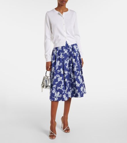 Cardigan en soie et coton - Carolina Herrera - Modalova