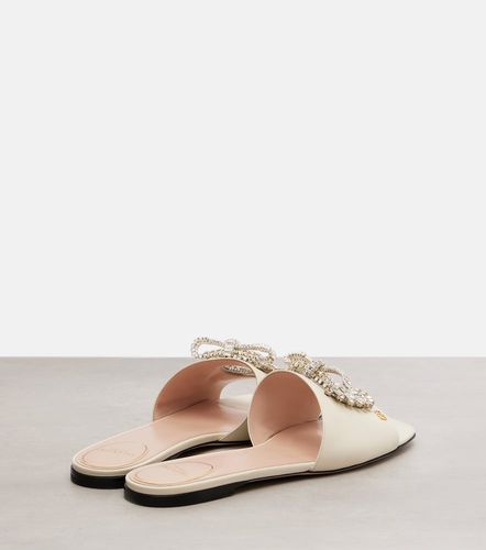 Mules Adamantine en cuir à ornements - Valentino Garavani - Modalova